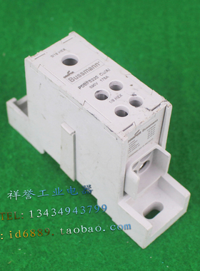 美国 进口 Bussmann PDBFS220 接线盒 Cu/AI 600V 175A