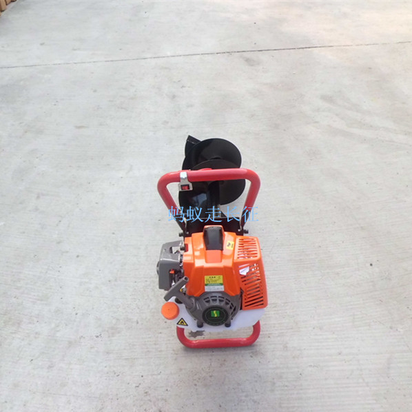 正品华盛48动力挖坑机单双人地钻