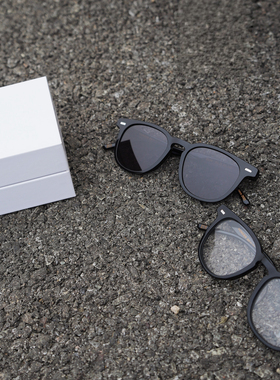 YR26SS黑框板材墨镜平光镜