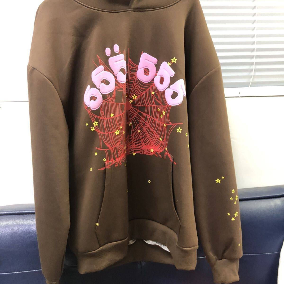 新品55555潮人杂货小店潮牌宽松套头男女长袖卫衣明显同款外套衫 - 实物图