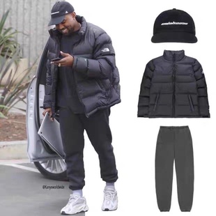 SEASON6高街潮牌休闲束脚卫衣长裤 重磅KANYE侃爷纯色正确版 YEEZY