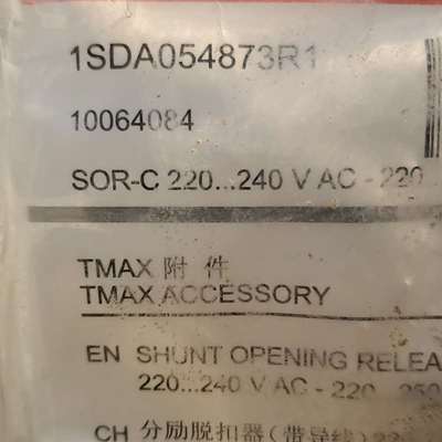 议价ABB分励脱扣 1SDA054873R1 TMAX 所示适用