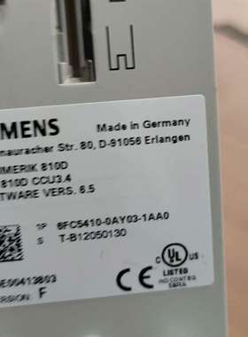 议价6FC5410－0AY03－1AA0CcU3.4适用