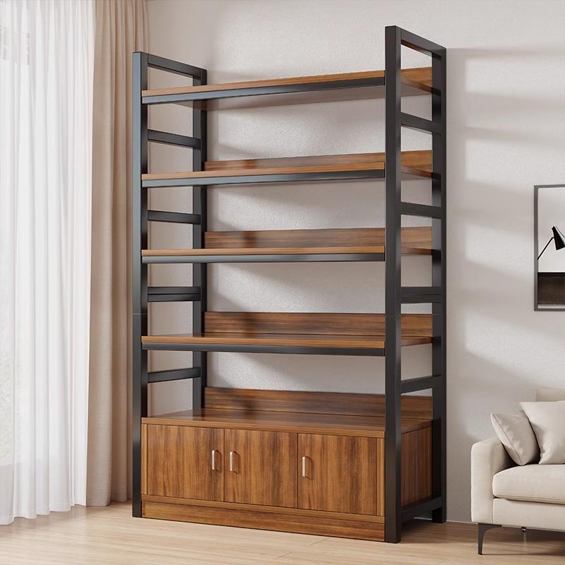 货架多层置物架落地书架收纳架超市室外铁艺仓陈列展示柜子储物柜