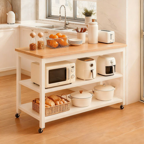 厨房落地可移动多功能置物架