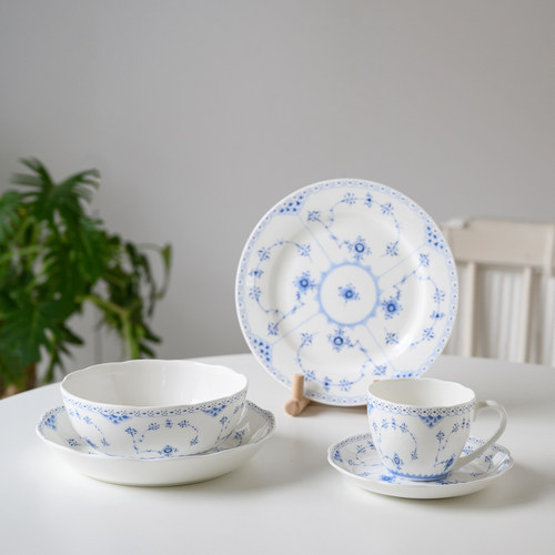 中古风丹麦哥本哈根唐草餐具