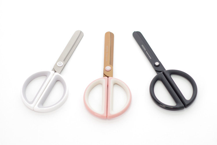 [멍천량핀] 일본수입가위|홈오피스 블랙로즈골드가위