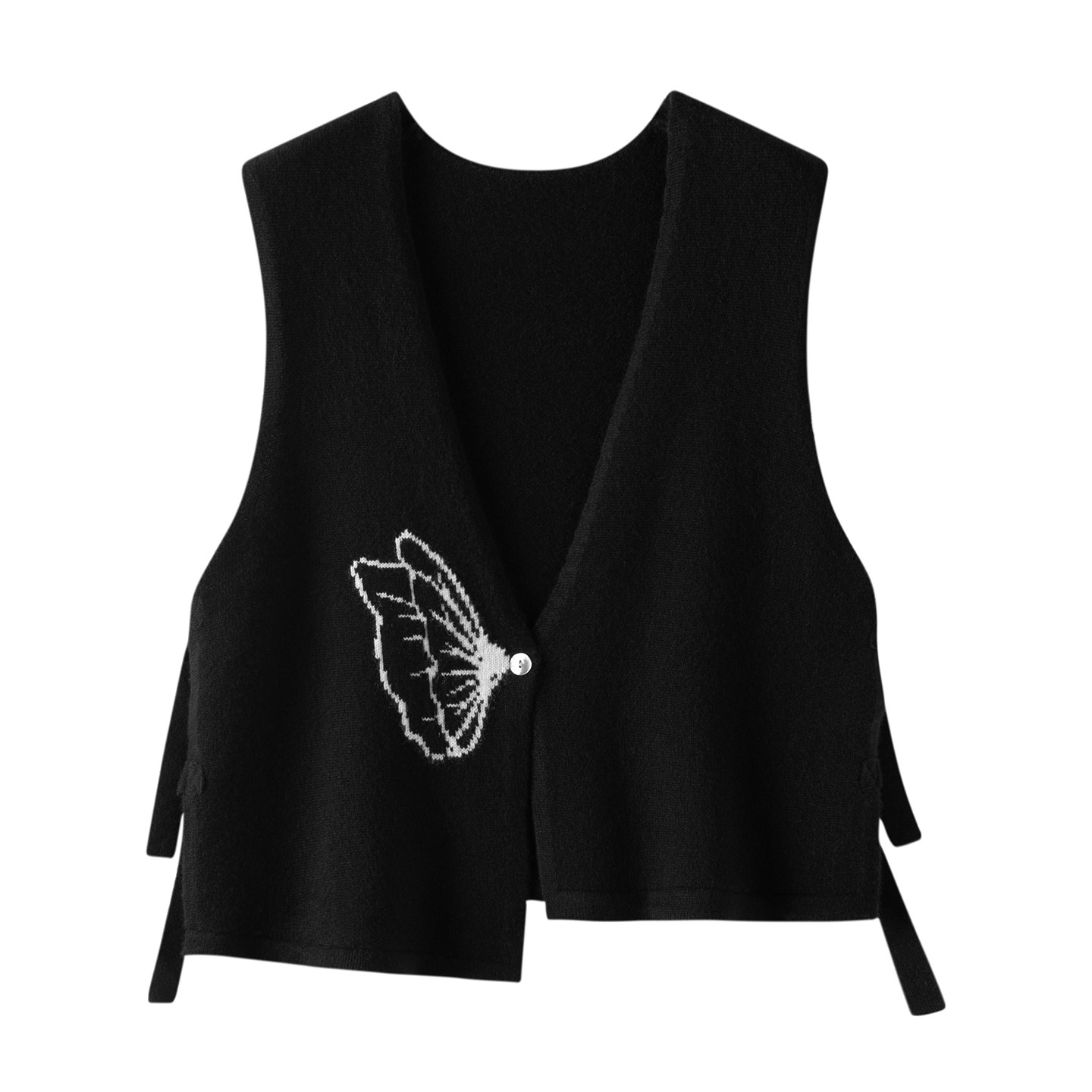 康赛妮100%纯山羊绒提花V领侧开叉宽松慵懒风午休马甲坎肩,女装/女士精品,羊绒衫,淘宝优惠券,粉丝福利购,淘宝优惠卷