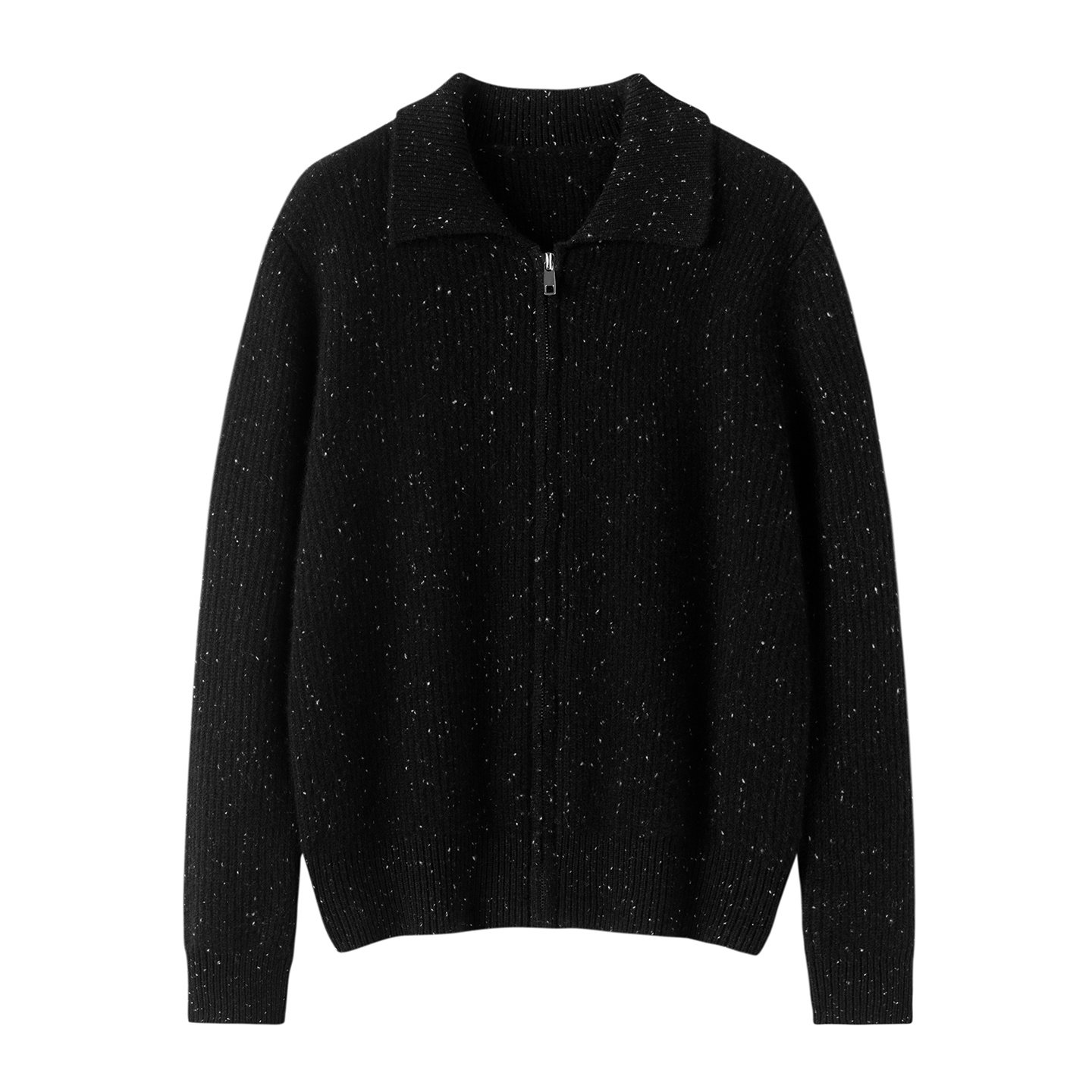 新款100%纯山羊绒开衫女POLO翻领拉链宽松加厚点子纱针织外套毛衣,女装/女士精品,羊绒衫,淘宝优惠券,粉丝福利购,淘宝优惠卷