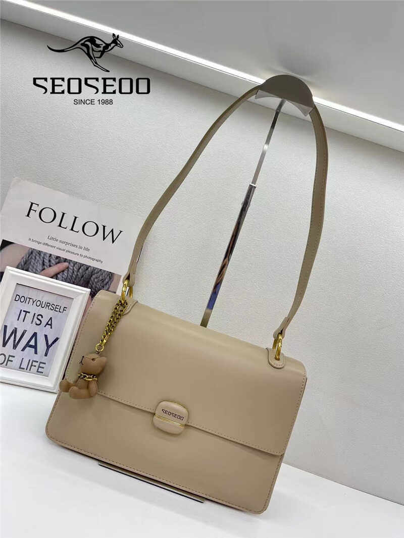 seoseoo南澳袋鼠女包大容量韩版洋气腋下单肩包挎包超火轻奢品牌
