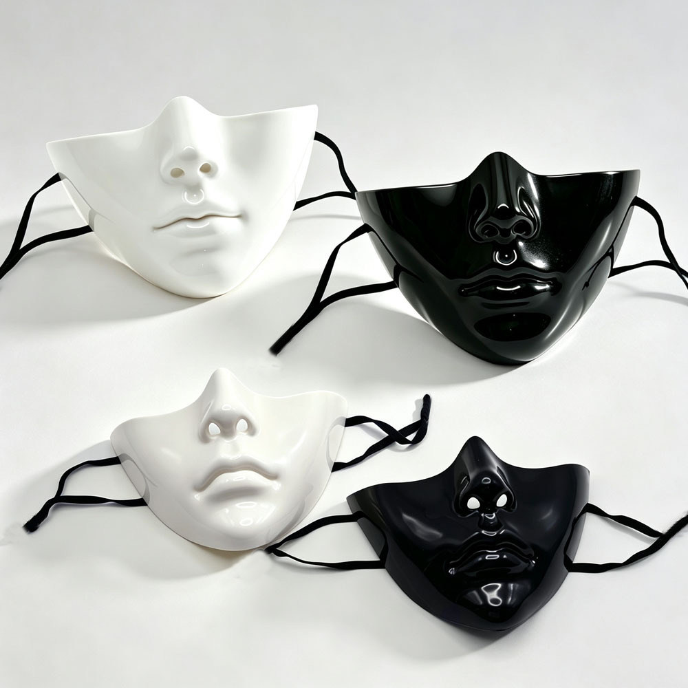 半脸面具覆面均码通用神秘感舞会机械cosplay道具出片神器超帅