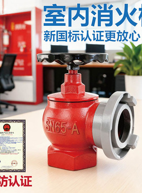 室内消火栓SN50/65消防栓旋转三铜减压稳压箱阀门2/2.5寸水带接口