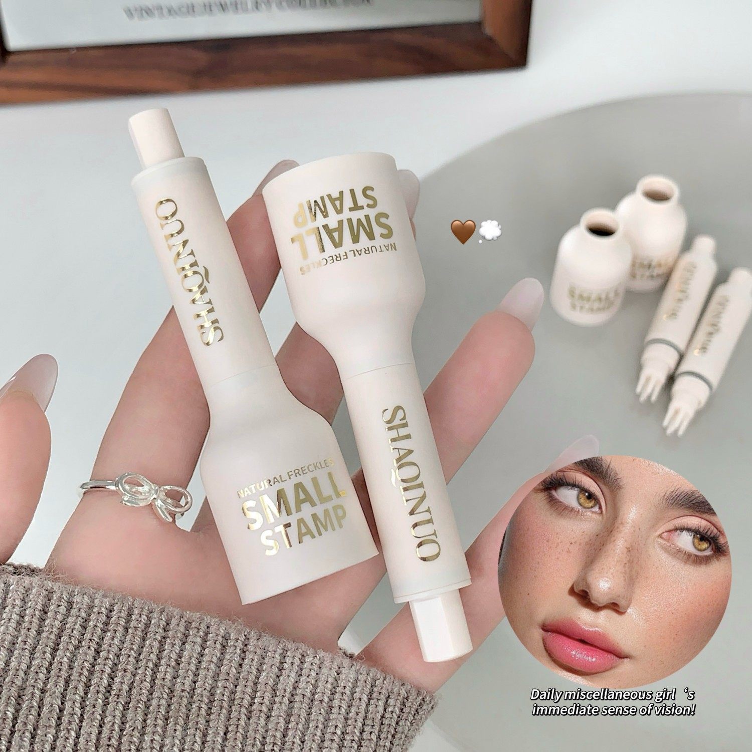 SHAQINUO自然雀斑小印章自然防水点斑点痣欧美泰妆仿真雀斑野,彩妆/香水/美妆工具,阴影,淘宝优惠券,粉丝福利购,淘宝优惠卷