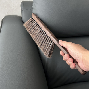 真皮沙发刷子灰尘碎屑扫床刷扫把软毛鸡翅木清洁家用布艺沙发刷子