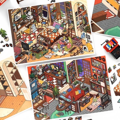 infeelme英菲我的小屋造景贴纸