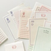 ins便签纸可撕无粘性郁金香手账素材便签本拼贴装 饰北岛假日30张