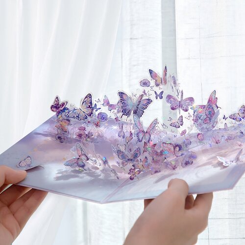 芯陌立体3D贺卡教师节礼物手工diy小众生日祝福卡片含信封