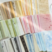 纸间温柔混合特种纸复古手工素材纸手账拼贴手帐素材便签背景纸