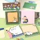 NOTE MATSUGODA韩国100张便签本搞怪猫咪生活手帐素材便签纸 FOR