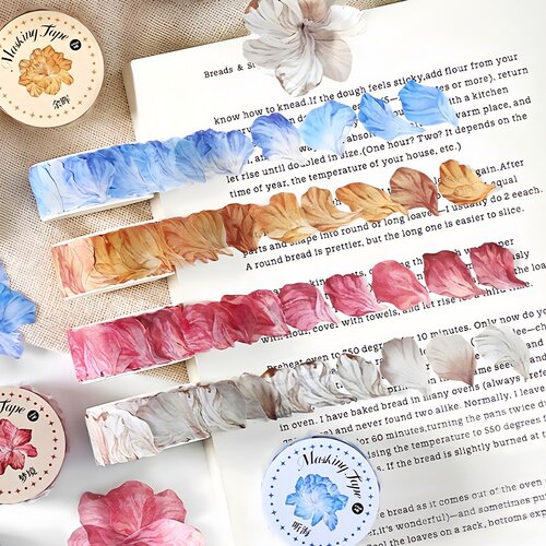 infeelme单片和纸手帐异形胶带植物花朵樱花小花瓣形状diy贴纸