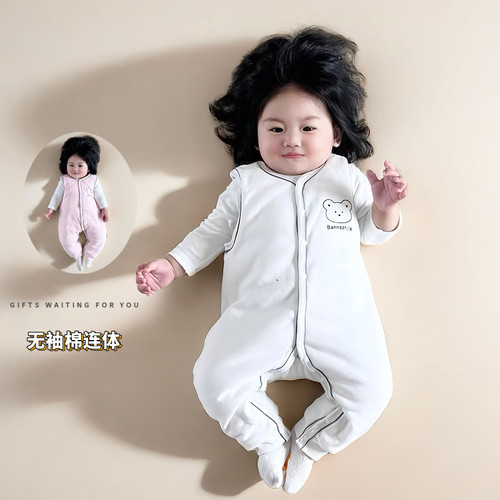 薄棉婴儿服无骨秋冬保暖