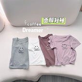 9男女宝宝服夏季 婴儿衣服夏季 上衣薄 莫代尔无骨婴童短袖 T恤0