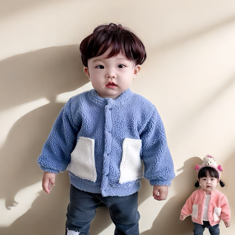 断码清仓婴儿双层加厚外套秋冬装男女宝宝小童羊糕绒保暖小外套,童装/婴儿装/亲子装,普通外套,淘宝优惠券,粉丝福利购,淘宝优惠卷