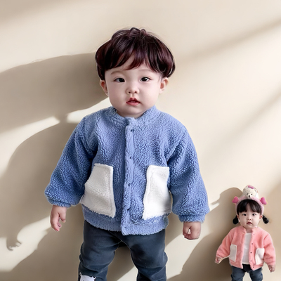 班纳之家宝宝秋冬双层外套加厚