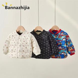 宝宝冬季轻薄婴儿羽绒保暖内胆儿童羽绒服外套白鸭绒婴幼儿上衣