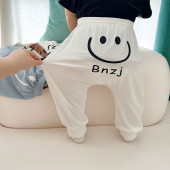 儿童哈伦大屁屁裤 夏季 子无骨莫代尔宝宝宽松大PP防蚊裤 婴儿裤 薄款