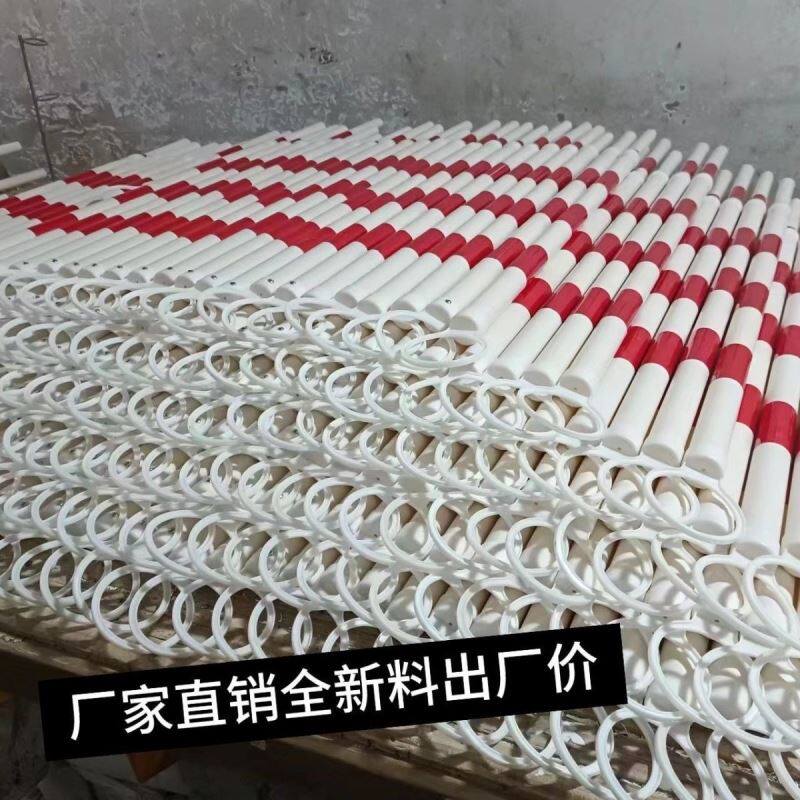 连接杆韧性好连杆强度高施工警示反光PVC工地隔离杆酒店伸缩套杆