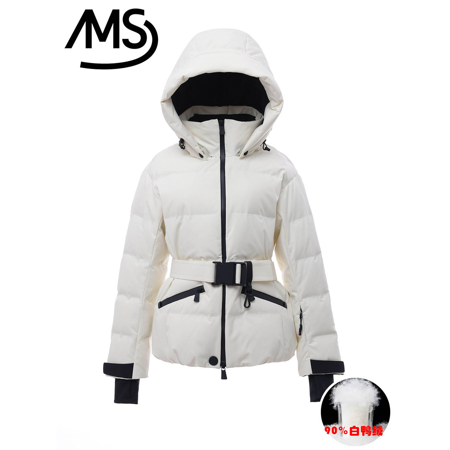 气质收腰显瘦羽绒服女2025年冬季