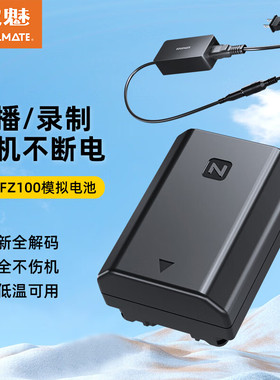 SOULMATE数魅出品适用于索尼FZ100 FW50相机假电池潮果模拟电池