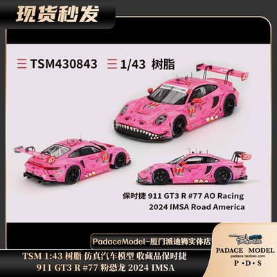 保时捷911GT3R#77粉恐龙