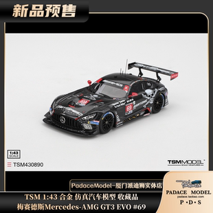 [PDS]TSM 1:43 梅赛德斯 Mercedes-AMG GT3 EVO #69 树脂汽车模型