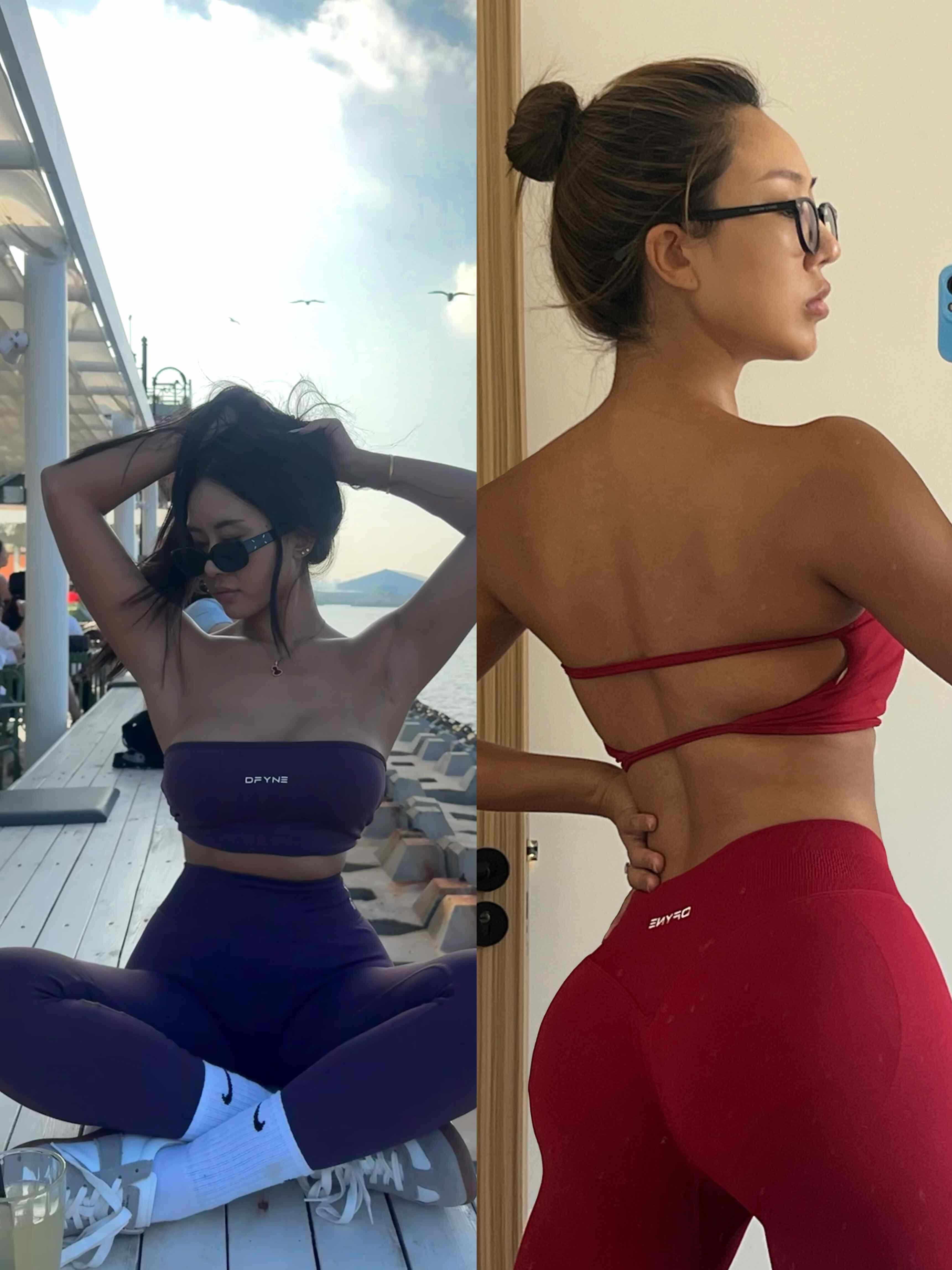 KIYAPEACH顾2025新款运动DF  IMPACT健身瑜伽抹胸