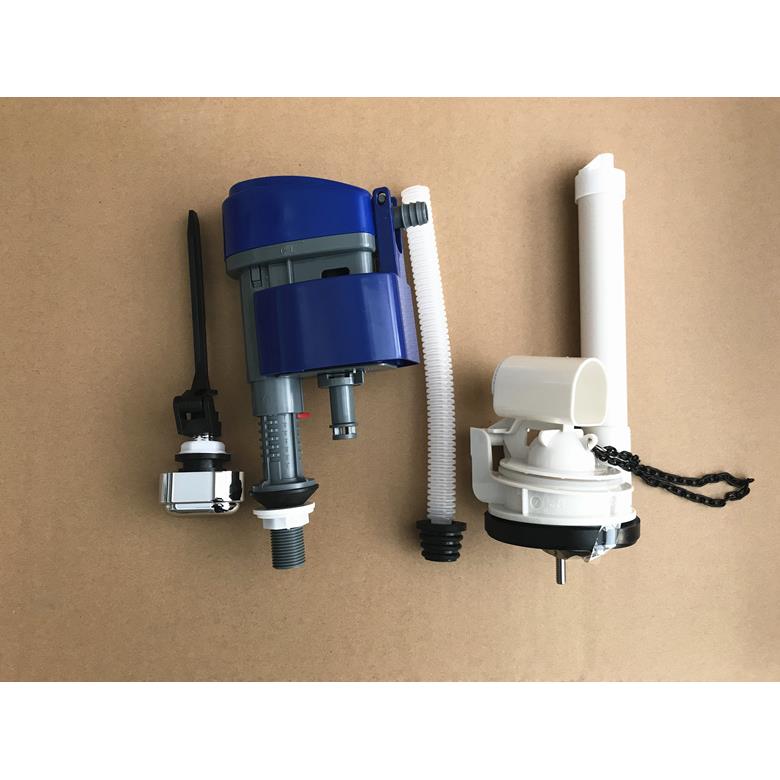 WDI老式矮连体马桶水箱大补水侧按式配件 进水阀排水阀侧面按钮