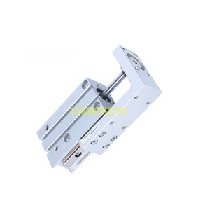 精选亚德客HLH6X10S侧轨型精密滑台气缸HLH10X25S/16X5-15-20-25-