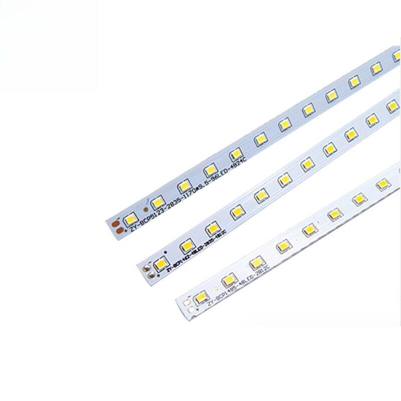 供应2835日光灯灯板 超高亮灯珠1.2M日光灯灯管配件 LED日光灯板