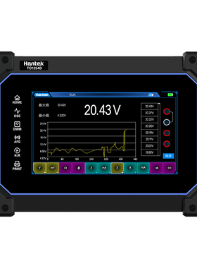 Hantek汉泰克数字平板示波器TO1112D/TO1154D/TO1254D多功能触控