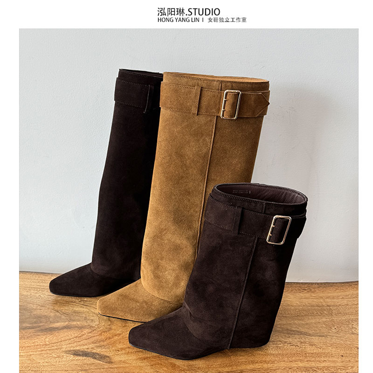 泓阳琳~长筒靴骑士长靴