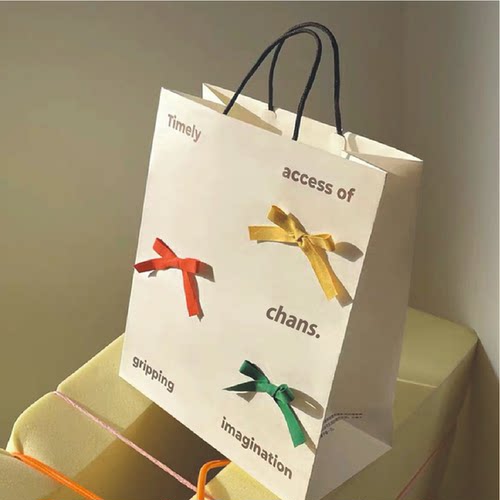 立体图案礼品袋创意自制