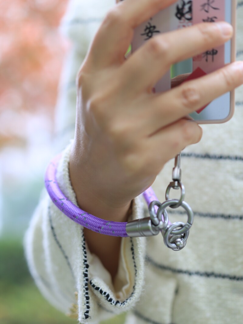 JOYSCOMM反光丝手机挂绳手腕绳户外安全防丢防摔手机链绳结实耐用