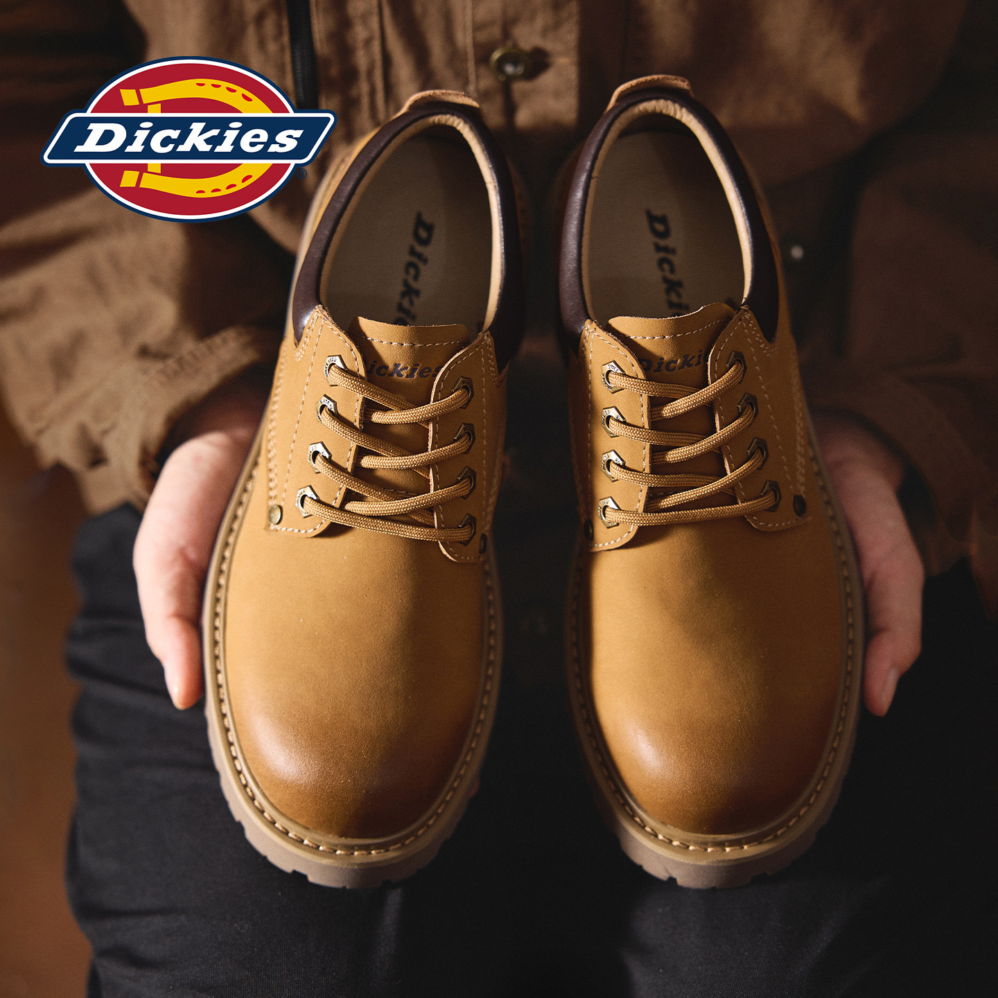Dickies男士耐磨系带工装鞋