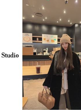 【WK】”浮生若梦“进口水貂原生态皮毛一体皮草外套 K1108