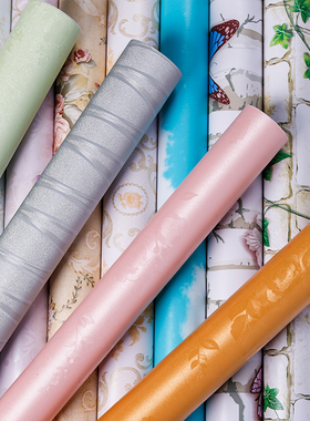 3D立体素色北欧卧室墙纸客厅壁纸家用欧式简约现代简约电视背景墙