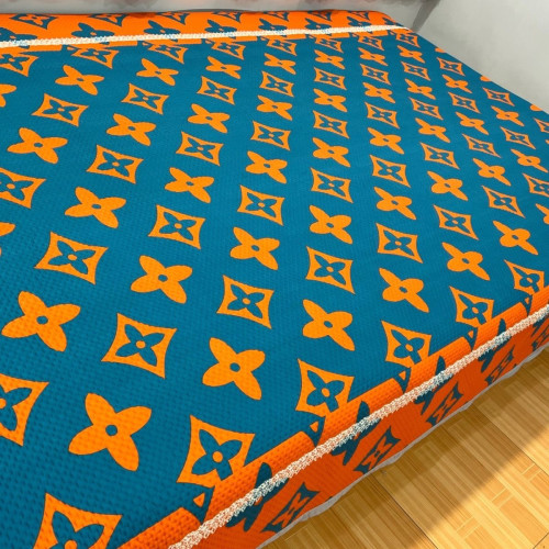 四季通用床盖双面两用防滑网红炕单盖毯农村大炕盖榻榻米夹棉床单