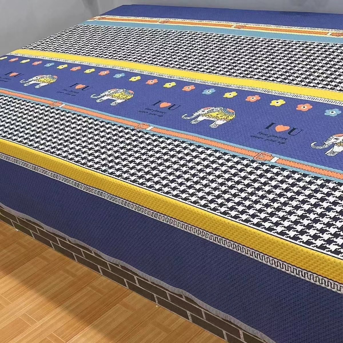 多功能四季炕盖三层夹棉榻榻米床盖双人床单农村炕垫双面两用铺盖