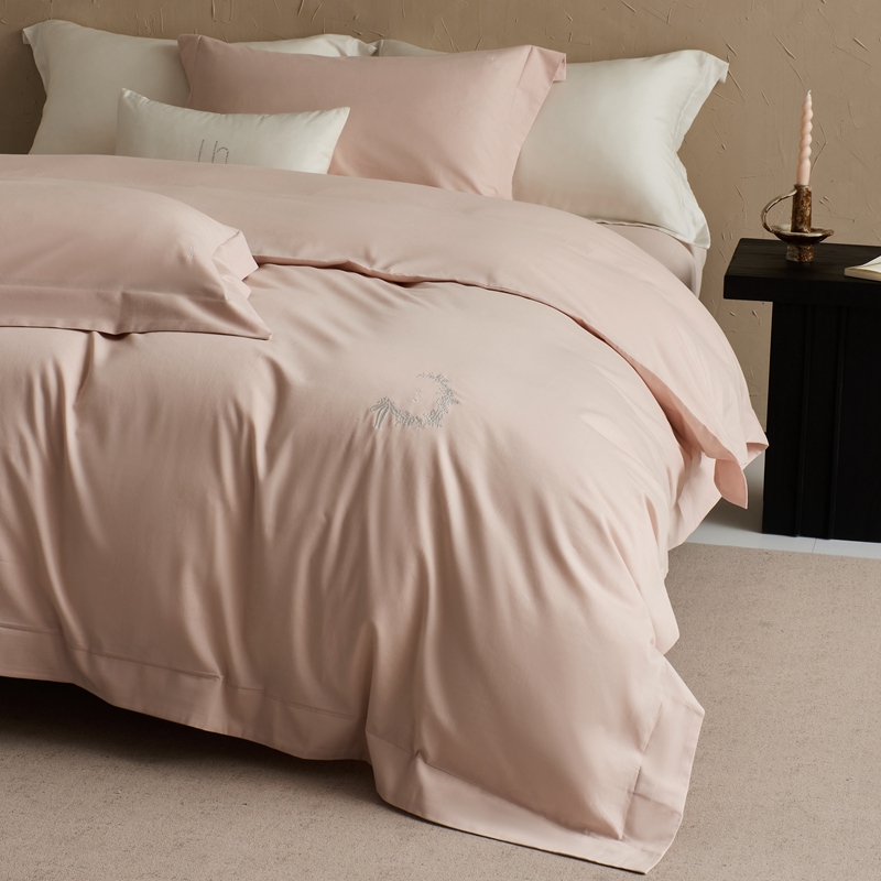 推荐床品 天丝棉轻磨毛保暖四件套60支柔软细腻亲肤舒适床上用品