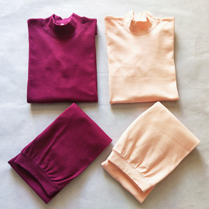 中老年人女士高领棉毛衫保暖内衣